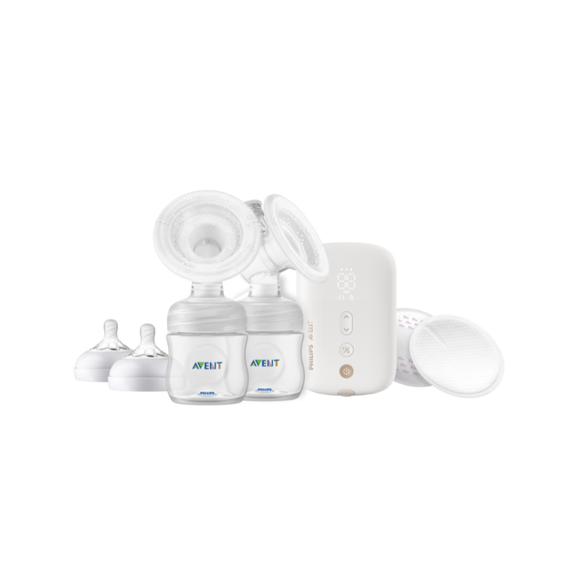 Double electric breast pump cordless