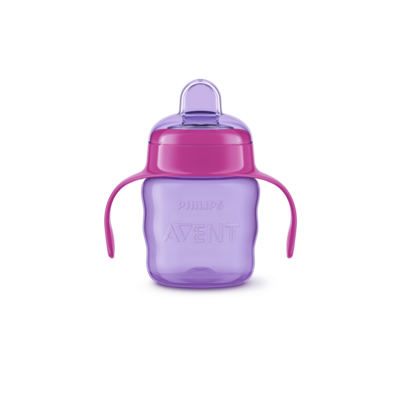 Easy sip cup 200ml 6m+ - red and purple