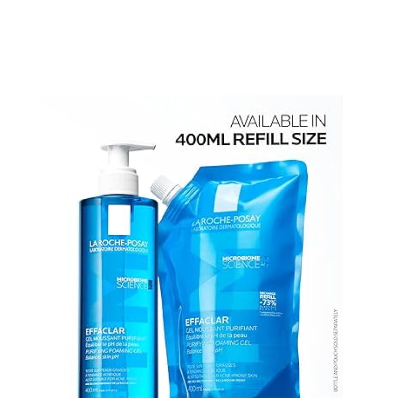 Effaclar Acne Purifying Foaming Gel Cleanser For Oily Skin Refill 400ml