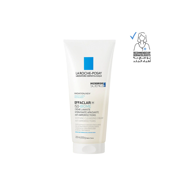 Effaclar H Isobiome Hydrating Cleansing Cream For Oily, And Acne Prone Skin 200ml