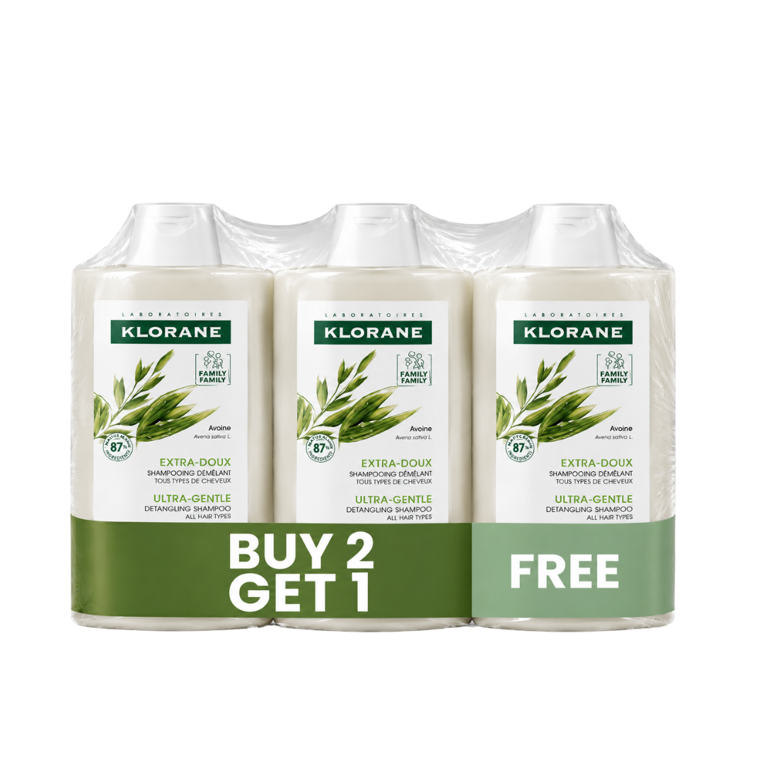 Buy2 Get1  Free Gentle Shampoo With Oat Milk 400ml