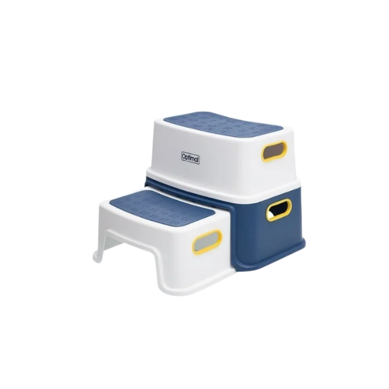 2 Step Stool With Non Slip Base For Kids
