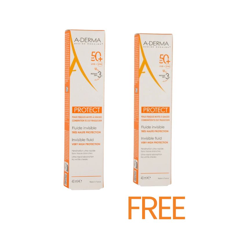 Buy 1 Get 1 Protect Invisible Fluid SPF 50+
