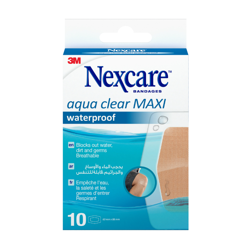 Aqua Clear MAXI Waterproof Bandages 10/Pack