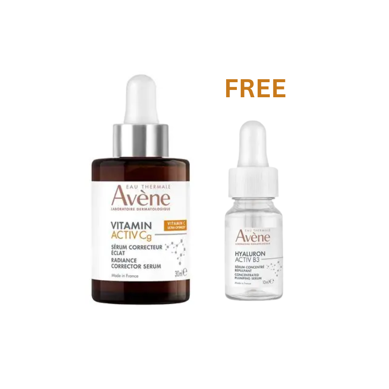 Avène Vitamin Activ Cg Serum + FREE Mini Hyaluron Activ B3 Serum