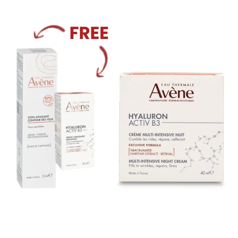B1G2 FREE | Avène Hyaluron Activ B3 Night Cream Bundle