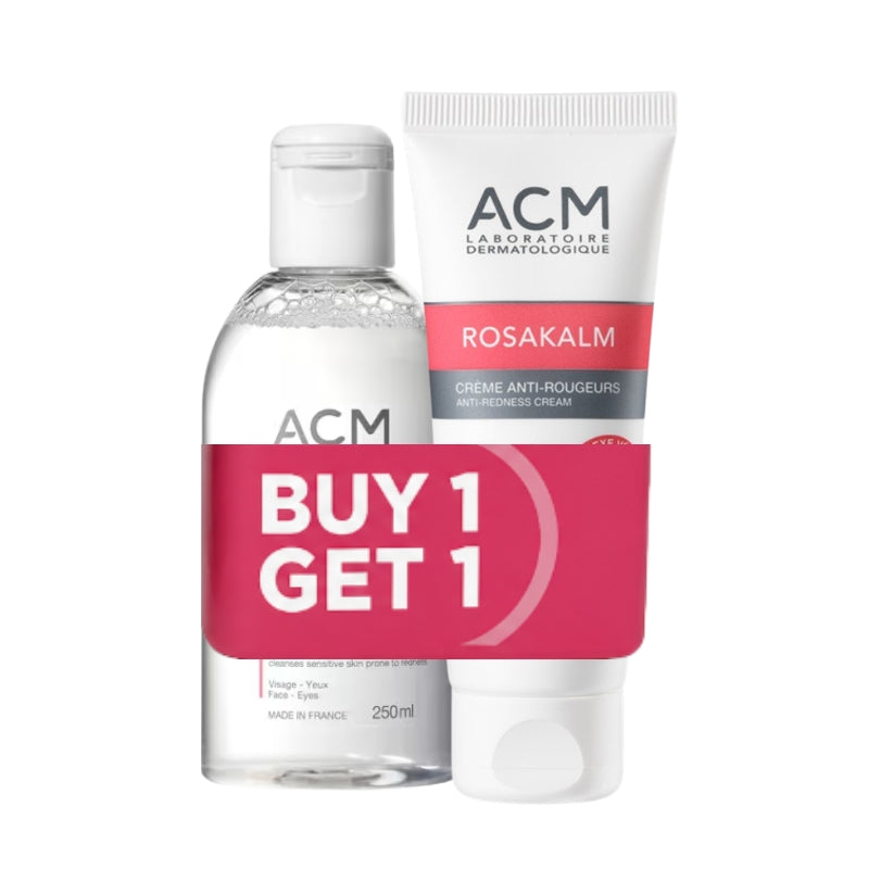 B1G1 Rosakalm Anti-Redness Cream 40ml + FREE Micellar Water 100ml