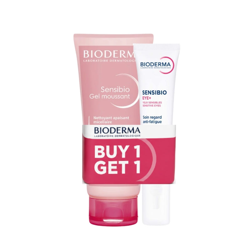 B1G1 Sensibio Eye + Sensibio Gel Moussant 100ml
