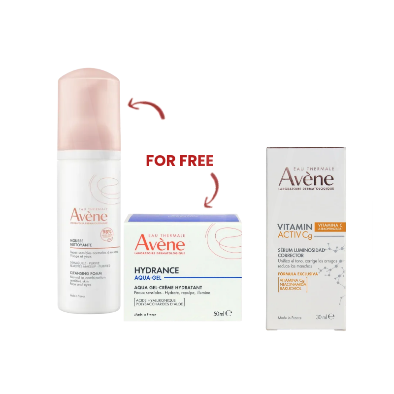 B1G2 FREE: Avène Vitamin Activ Cg Serum + 2 Free Essentials