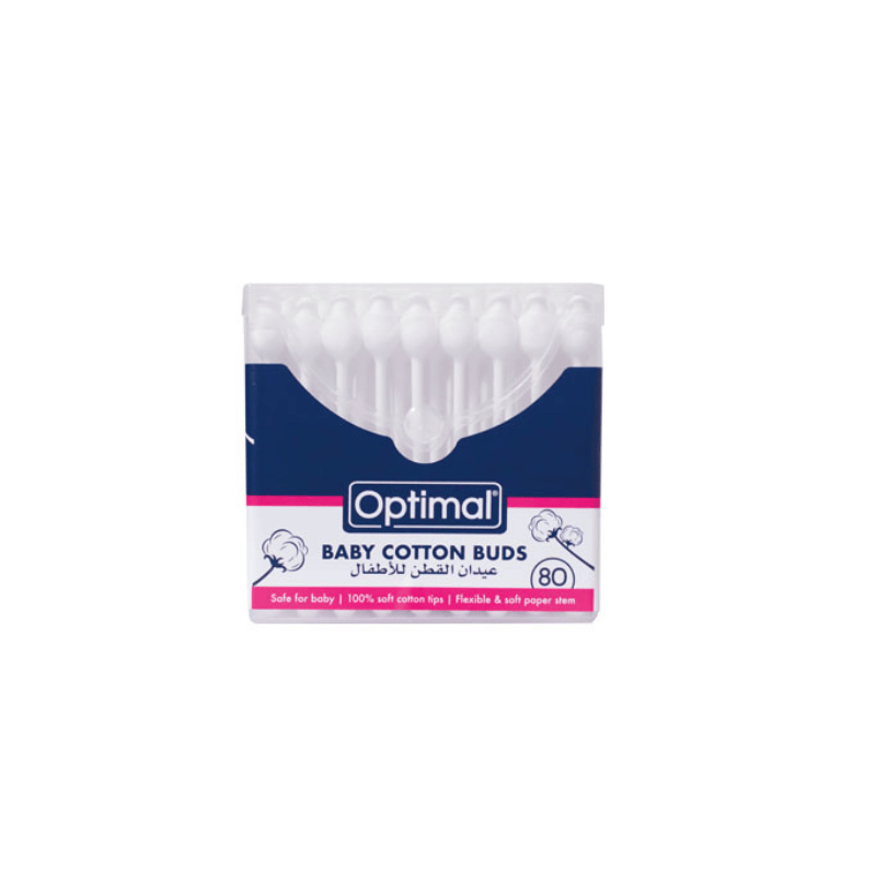 Baby Cotton Buds - 80 Pcs