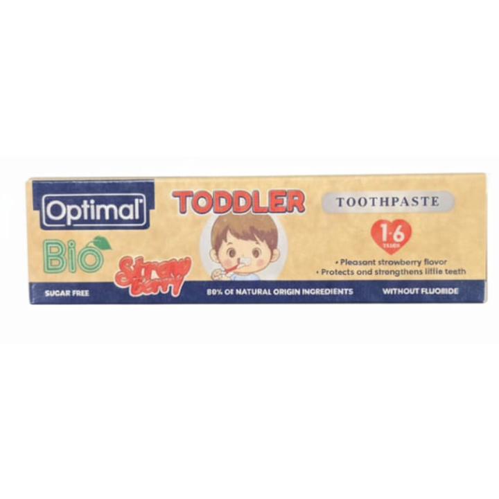 Bio Toddler Toothpaste Strawberry Flavor 1-6years
