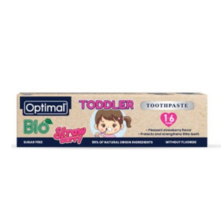 Bio Toddler Toothpaste Strawberry Flavor 1-6years