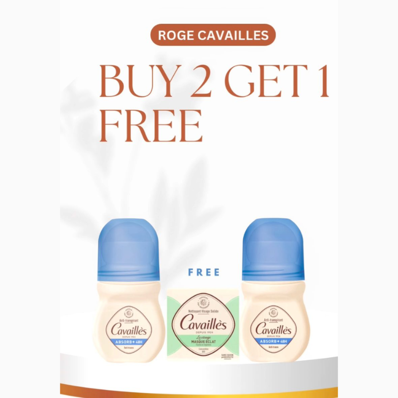 Buy 2 Absorb+ 48H Roll-Ons, Get 1 Free Radiance Mask Soap