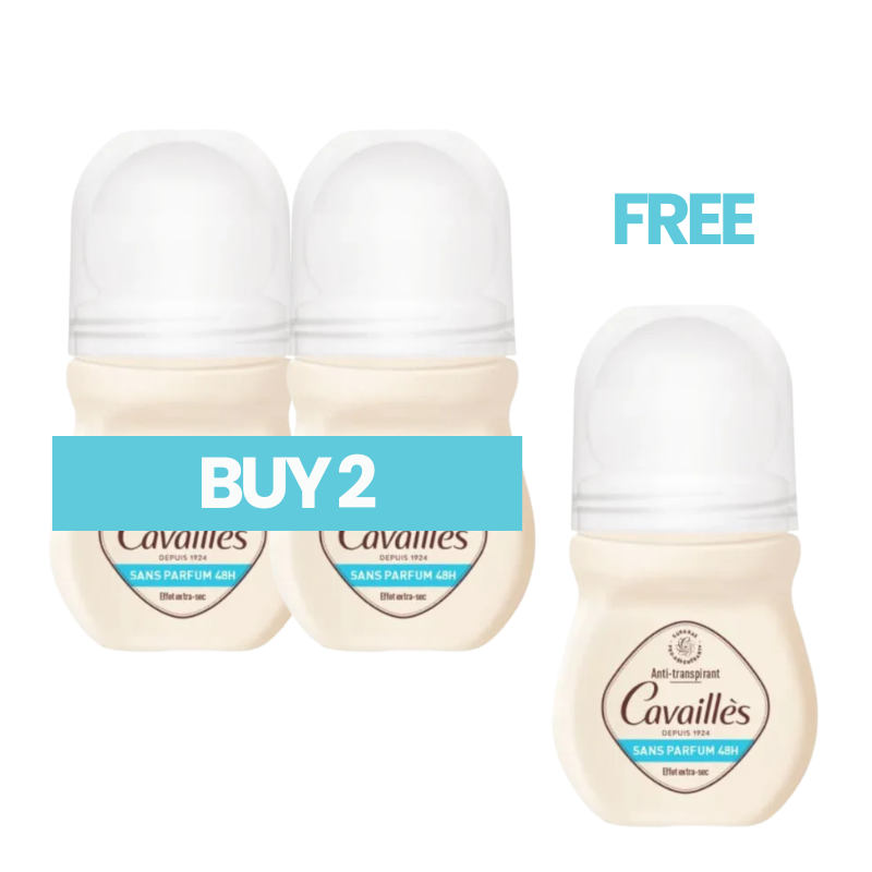 Buy 2 Get 1 Anti-Transpirant Roll-On