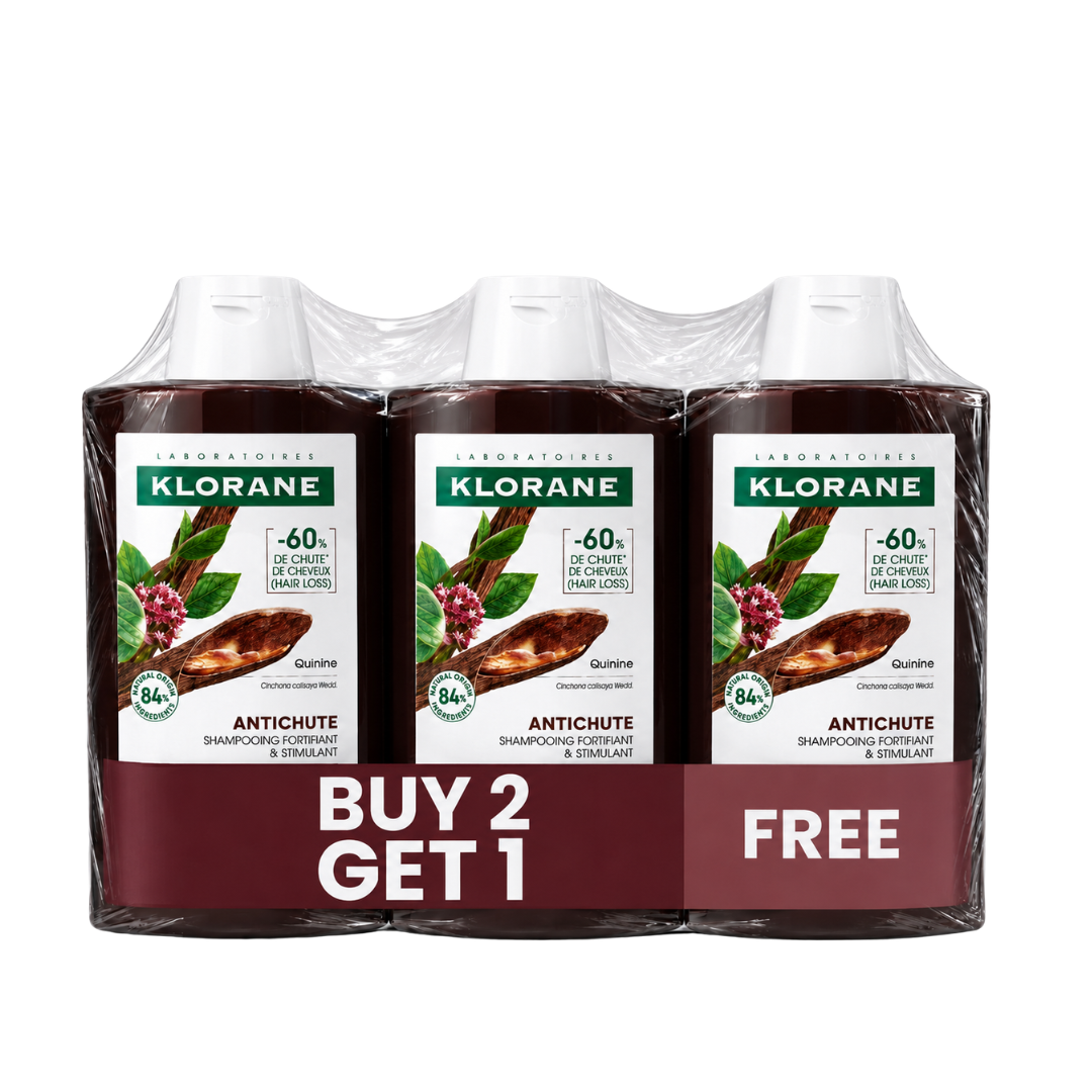 Buy 2 Get 1 Quinine Anti-Hair Loss Shampoo 400ml