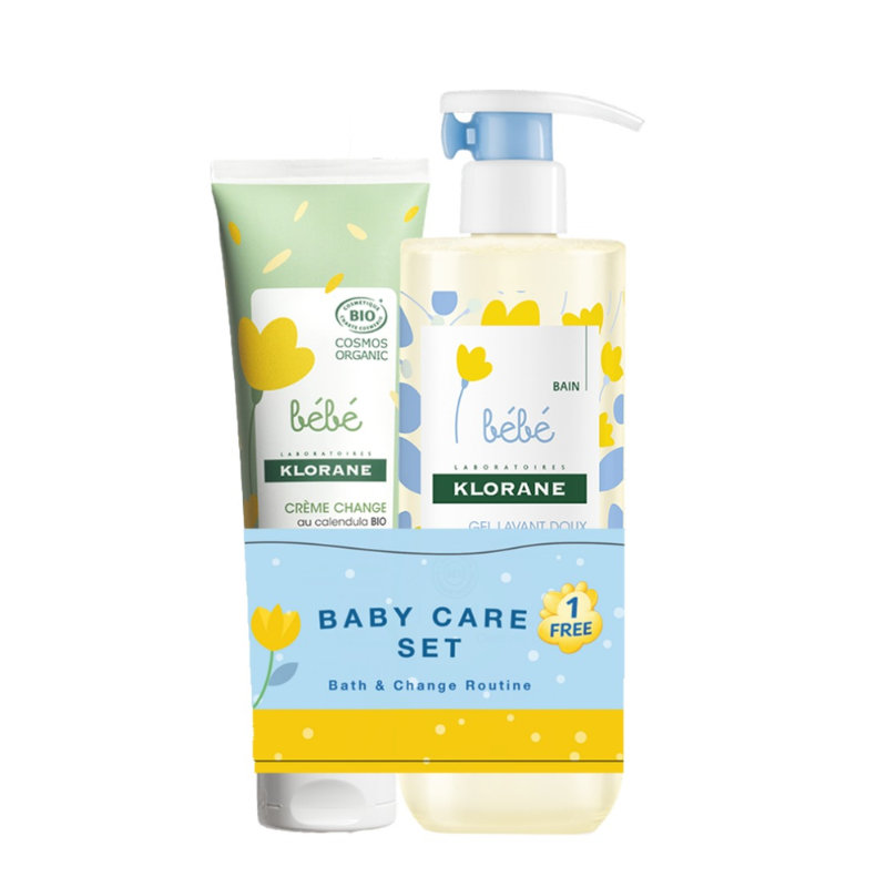 Buy Klorane Baby Organic Change Cream & get a free 500ml Foaming gel
