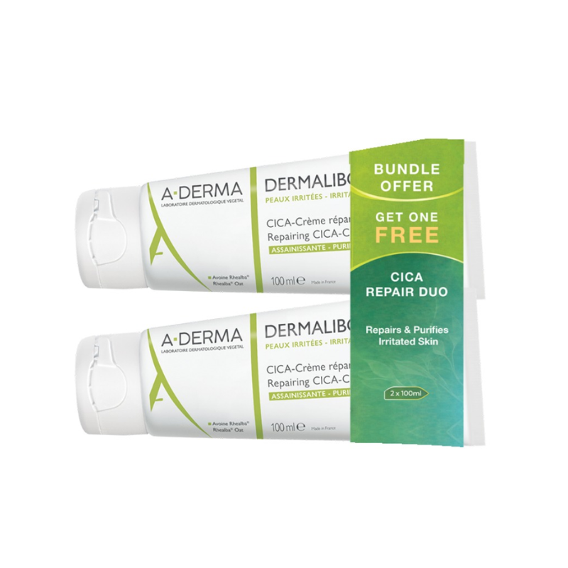 Buy One Get One A-Derma Dermalibour Cica purfying repair cream 100ml