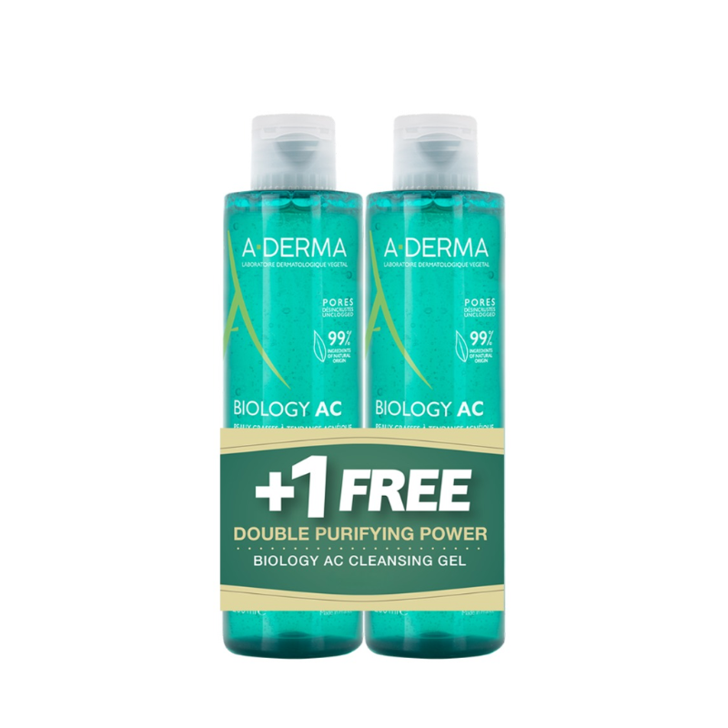 Buy One Get One free A-Derma Biology AC foaming gel 200ml