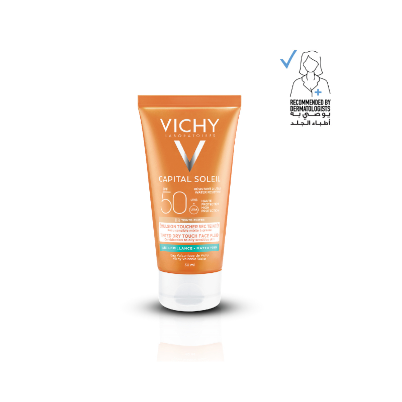Capital Soleil Bb Anti Shine Tinted Sunscreen For Combination To Oily Skin Spf 50+ 50ml