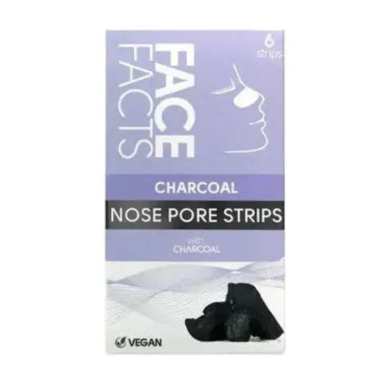 Charcoal nose pore strips (6 strips)