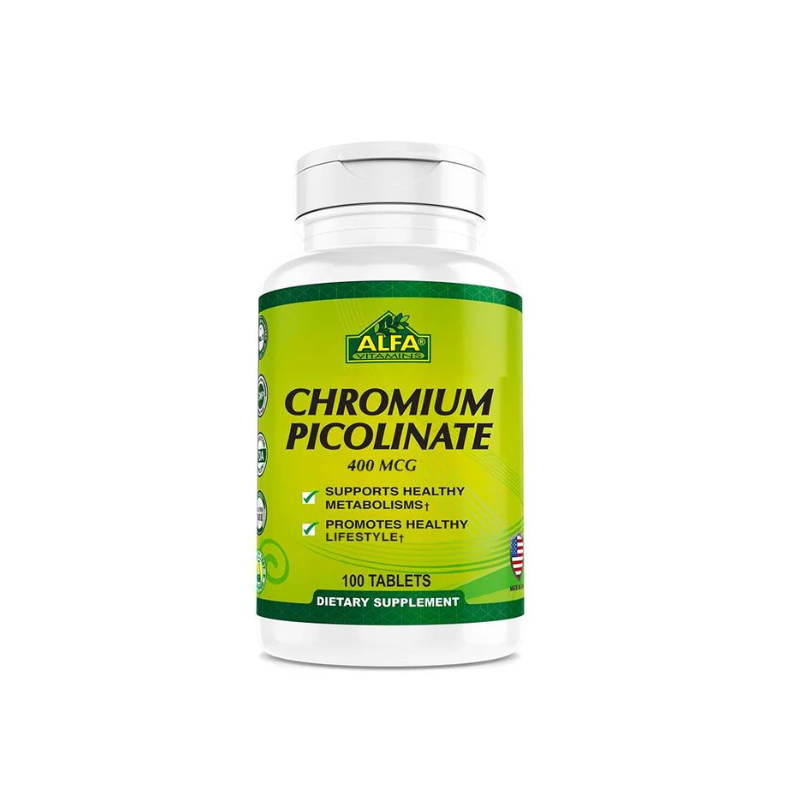 Chromium Picolinate 400mcg 100 Tab