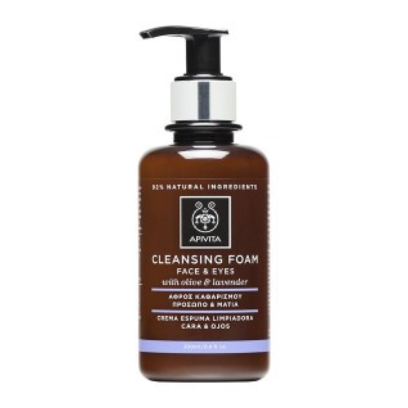 Cleansing Creamy Foam Face And Eyes Olive, Lavender And Propolis 300ml