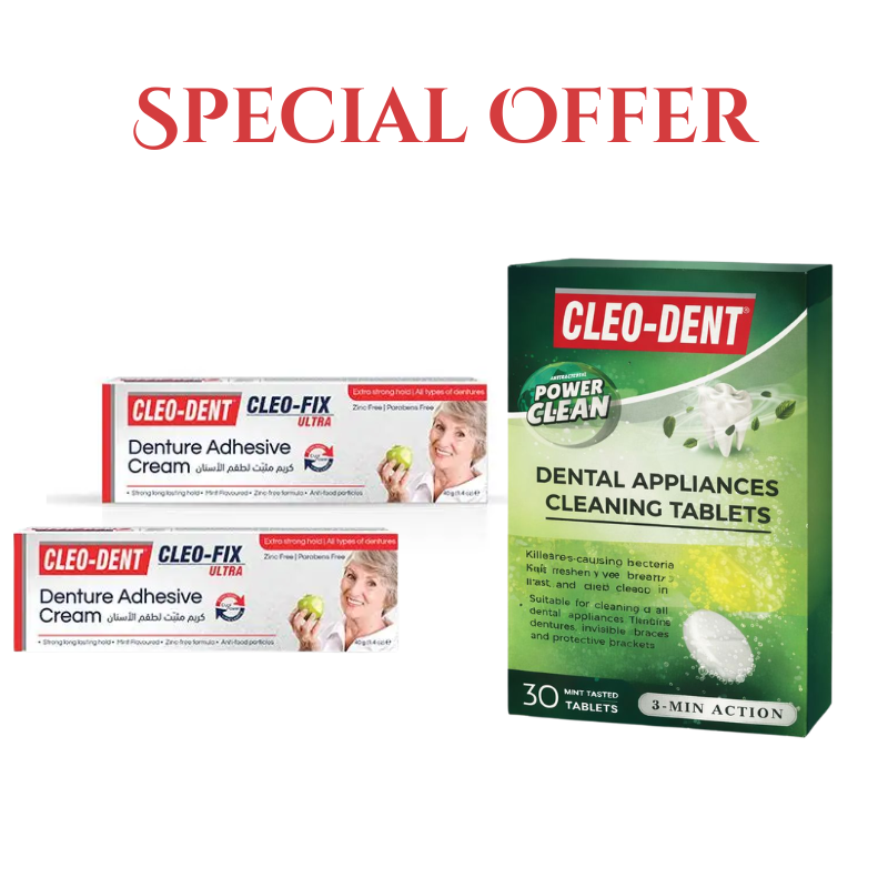 Denture Cleo fix Cream offer