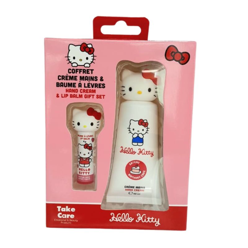 Hello Kitty Coffret Hand Cream & Lip Balm Gift Set