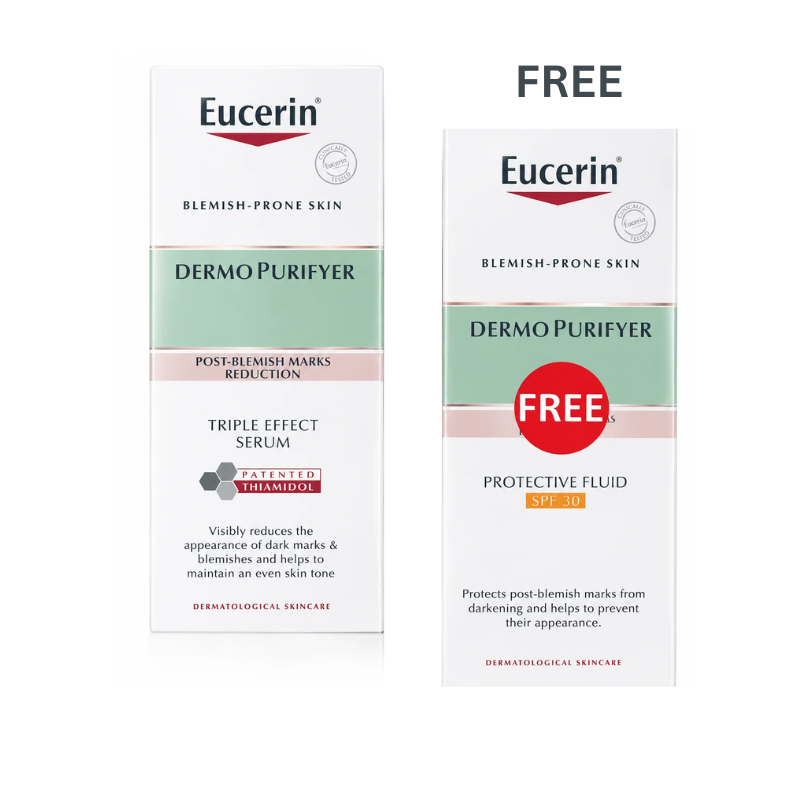 DermoPurifyer Triple Effect Serum + FREE Protective Fluid SPF 30