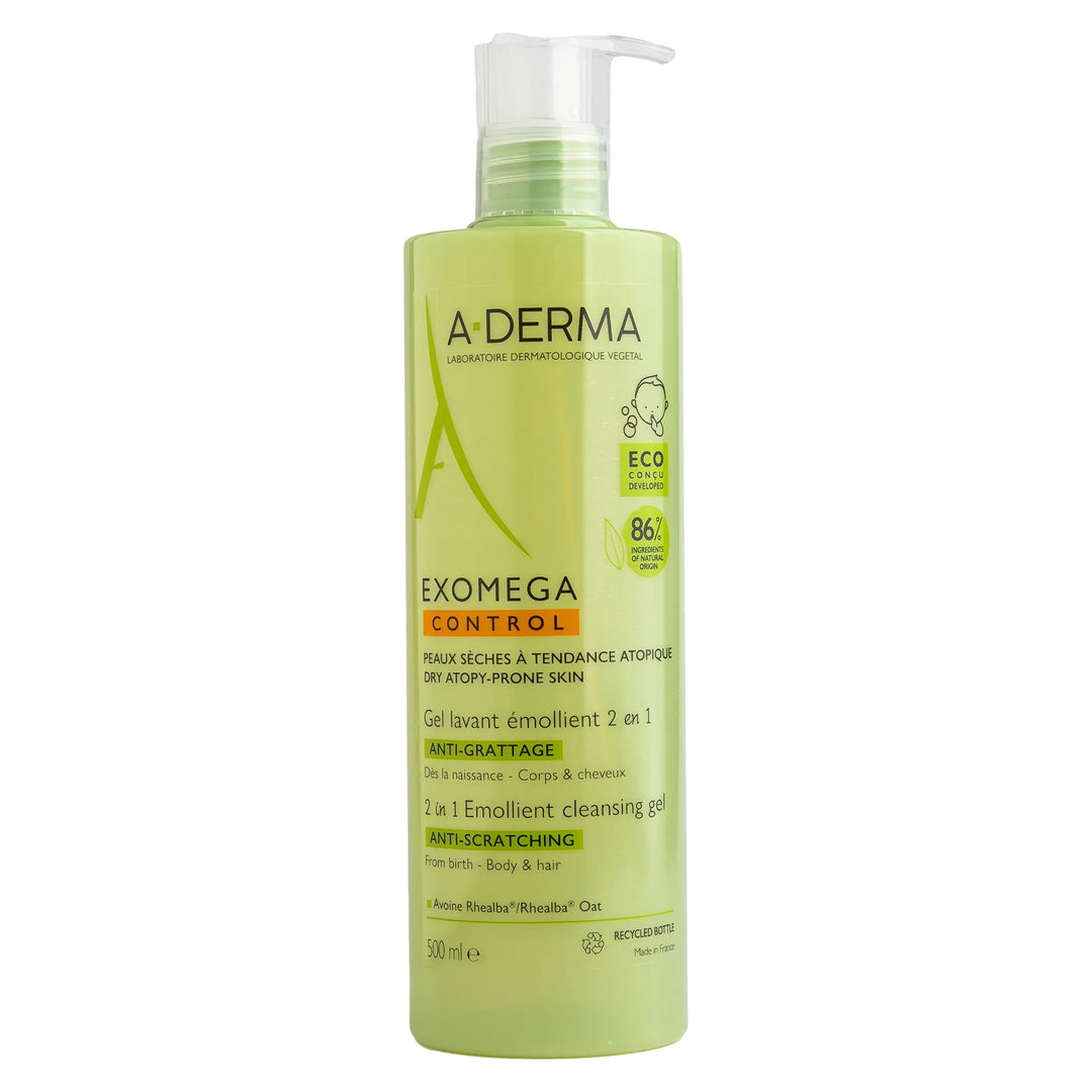 Exomega control anti itch emollient washing oil 500ml
