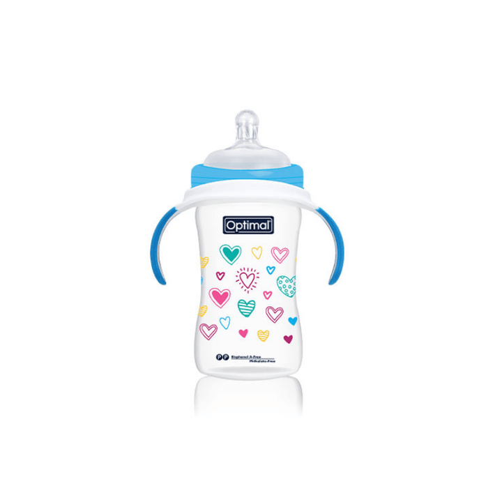 Extra Wide Neck Feeding Bottle With Handle 240ml