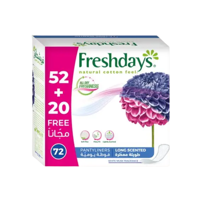 Freshdays Long 52+20pads
