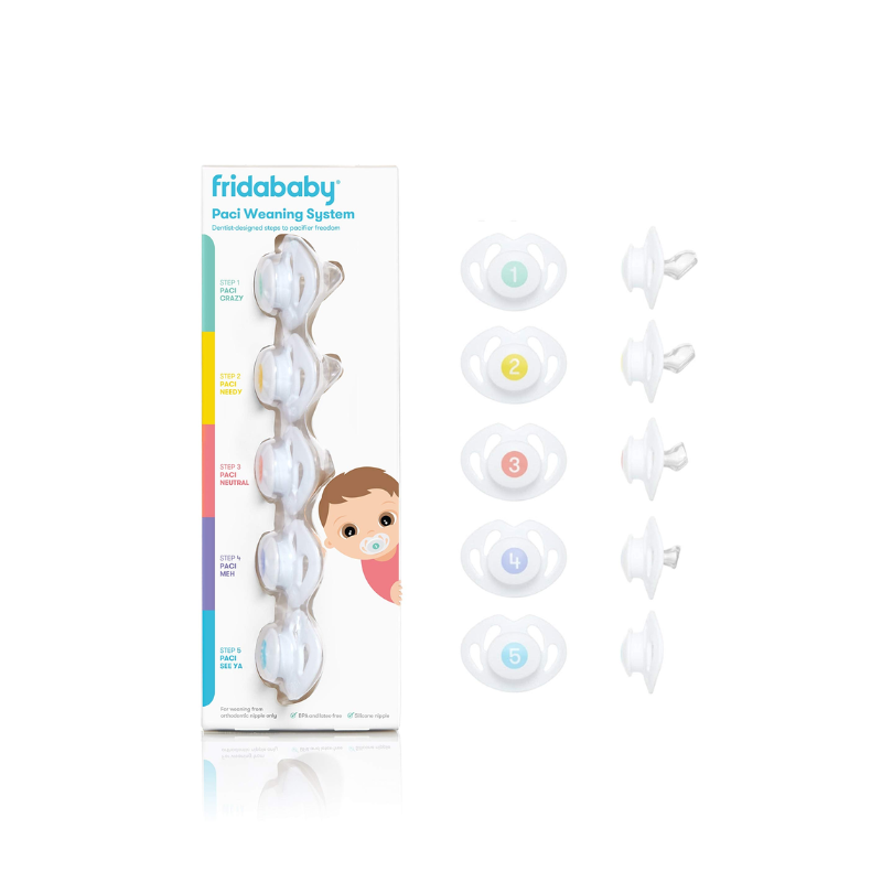 Frida Baby Silicone Paci Weaning System, BPA Free, Latex Free