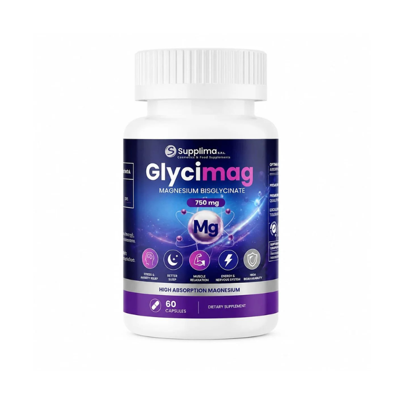 GlyciMag Magnesium Glycinate 750mg 60cap
