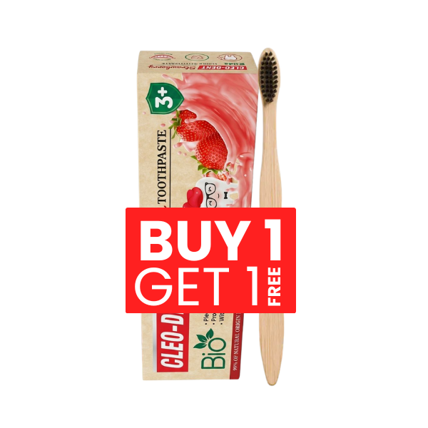 Kids Strawberry Toothpaste + Free Toothbrush