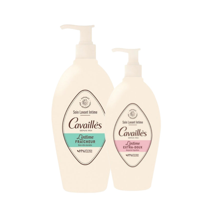 Buy 1 L’Intime Fraîcheur 500 ML and get&nbsp;1 L’Intime Extra-Doux 250 ML