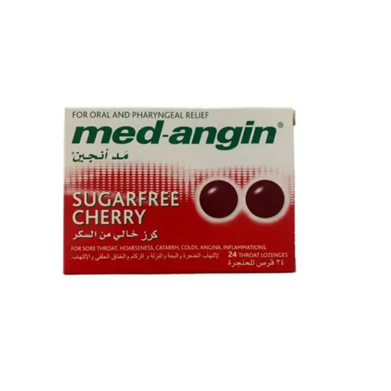 Med-Angin Cherry Sugar-Free Lozenges