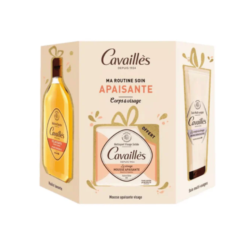 My Rogé Cavaillès soothing skincare routine set – set of 3 products