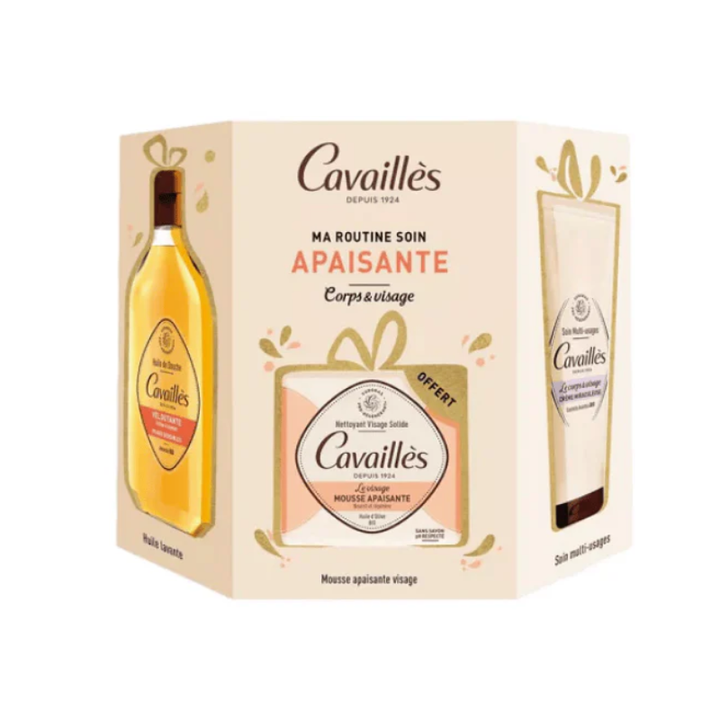 My Rogé Cavaillès soothing skincare routine set – set of 3 products