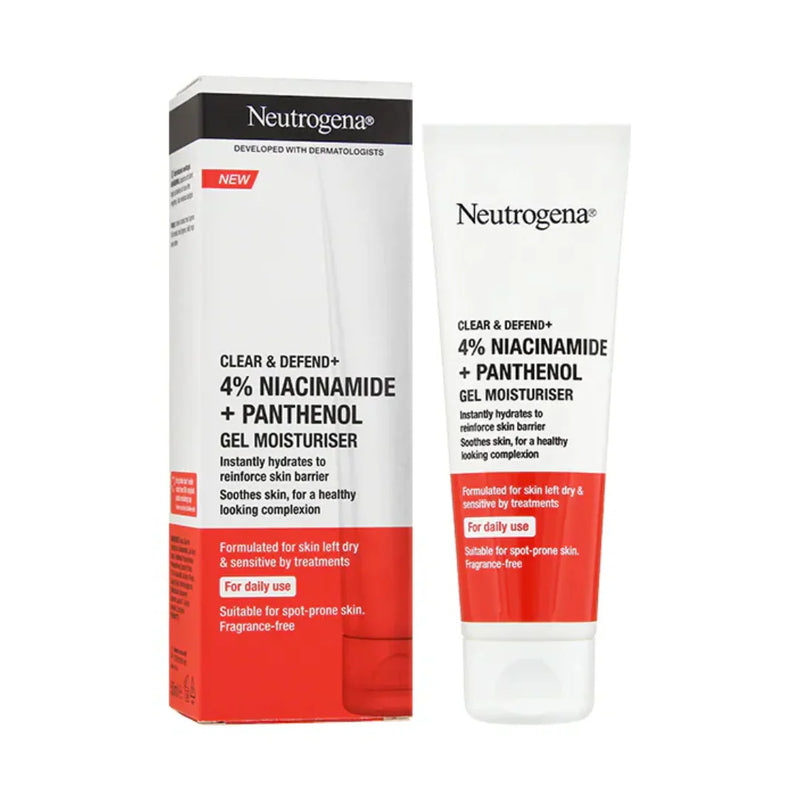 Clear & Defend 4% Niacinamide + Panthenol Gel Moisturiser 50ml