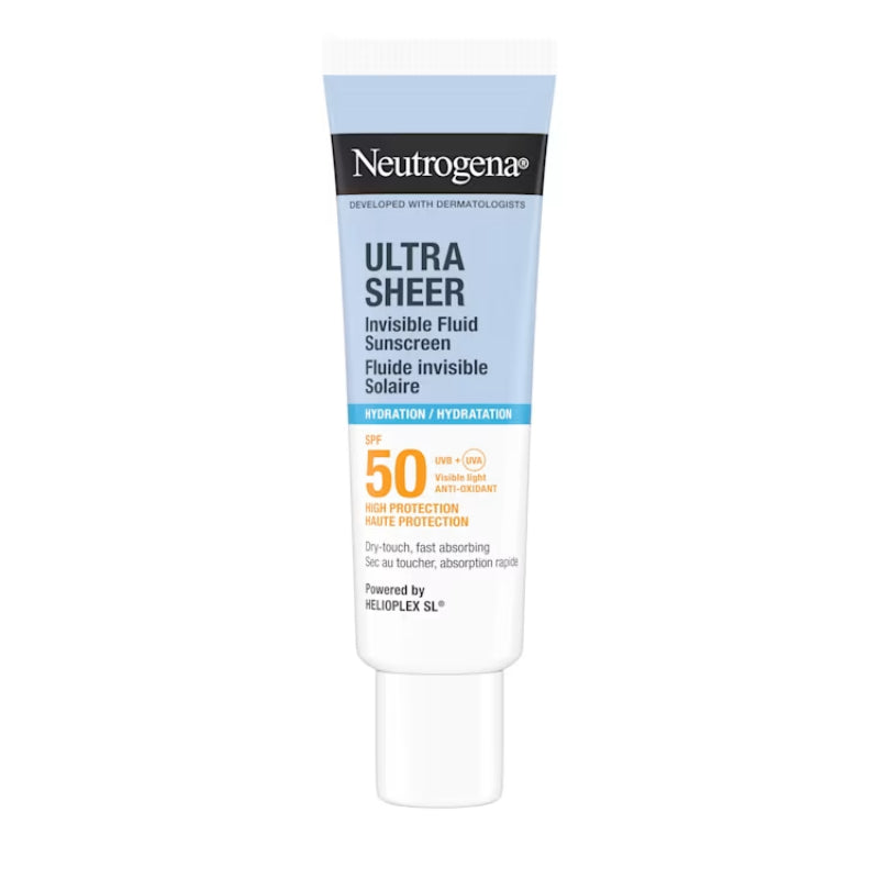 Ultra Sheer Invisible Fluid Sunscreen Hydration SPF50 50 Ml