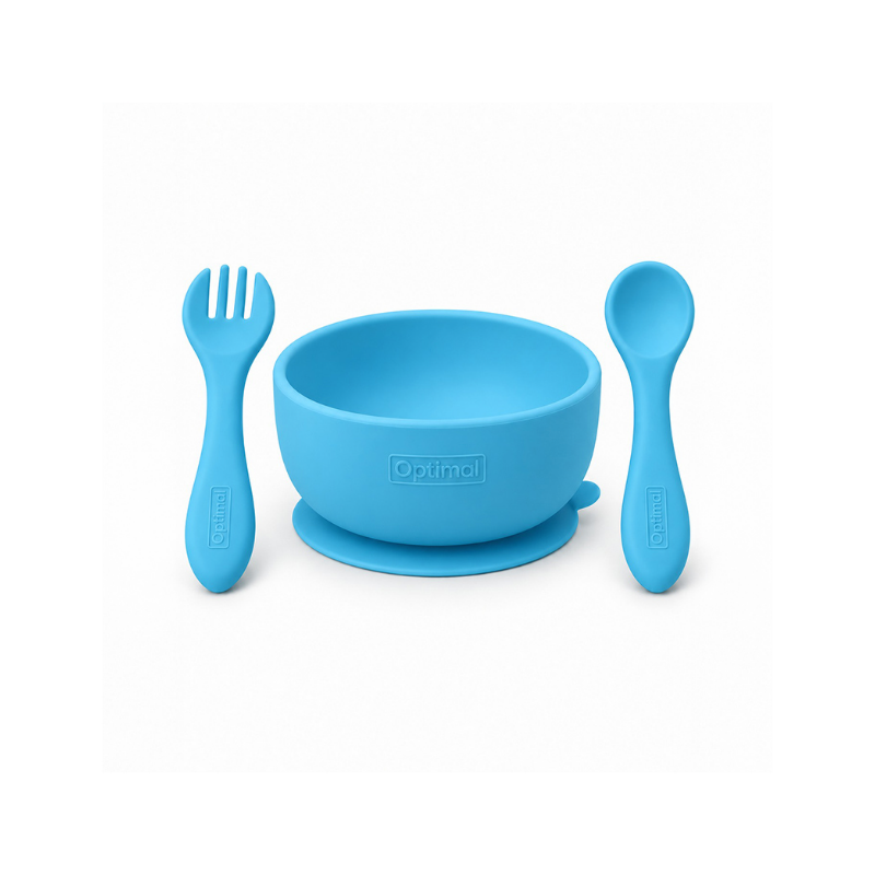 Non-Slip Silicone Baby Feeding Set 4m+