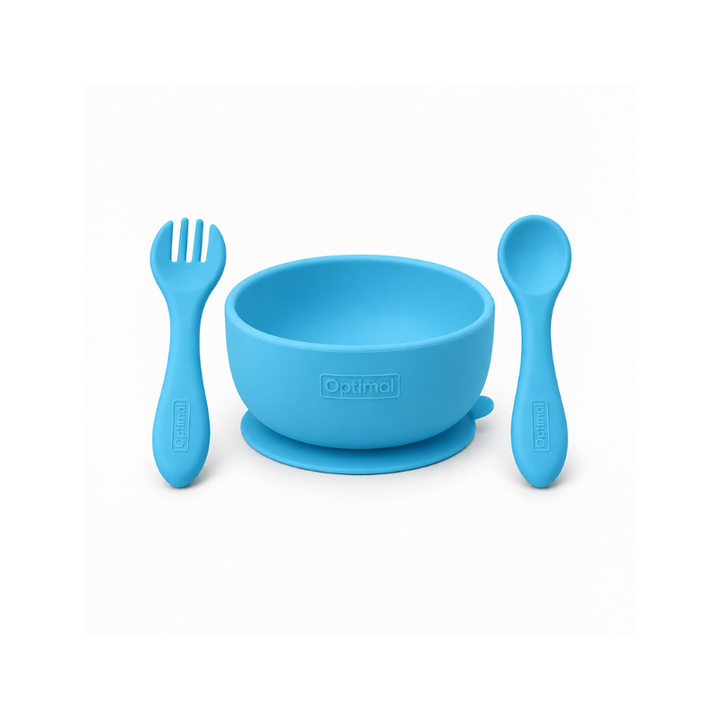 Non-Slip Silicone Baby Feeding Set 4m+