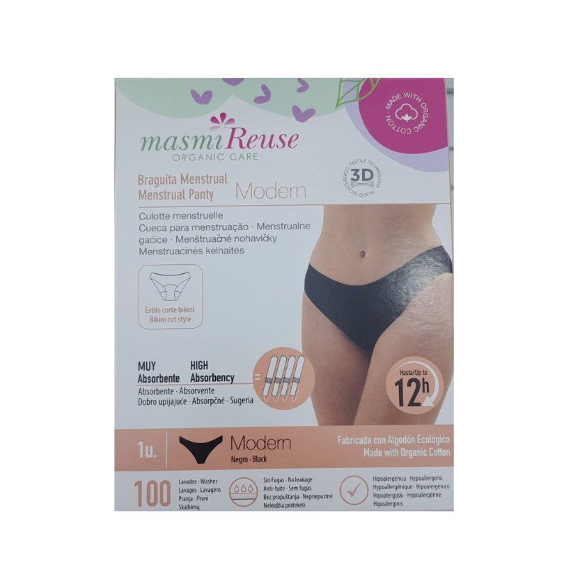 Organic Cotton Menstrual Panties Modern