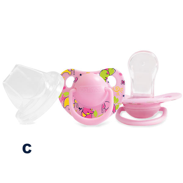 Orthodontic Silicone Pacifier 6+ (OPB-0108) Girls