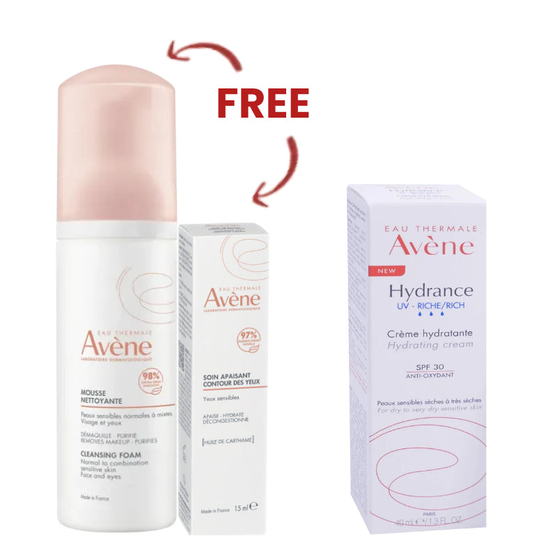 Hydrance Light UV Emulsion + FREE Cleansing Foam & Eye Cream