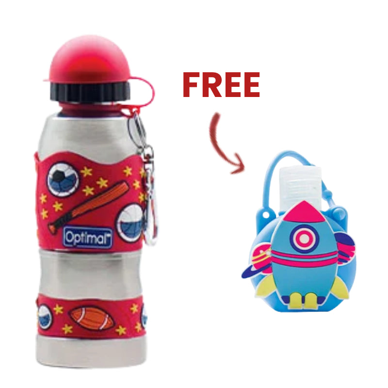 Optimal water bottle 450ml + 1 free hand sanitizer