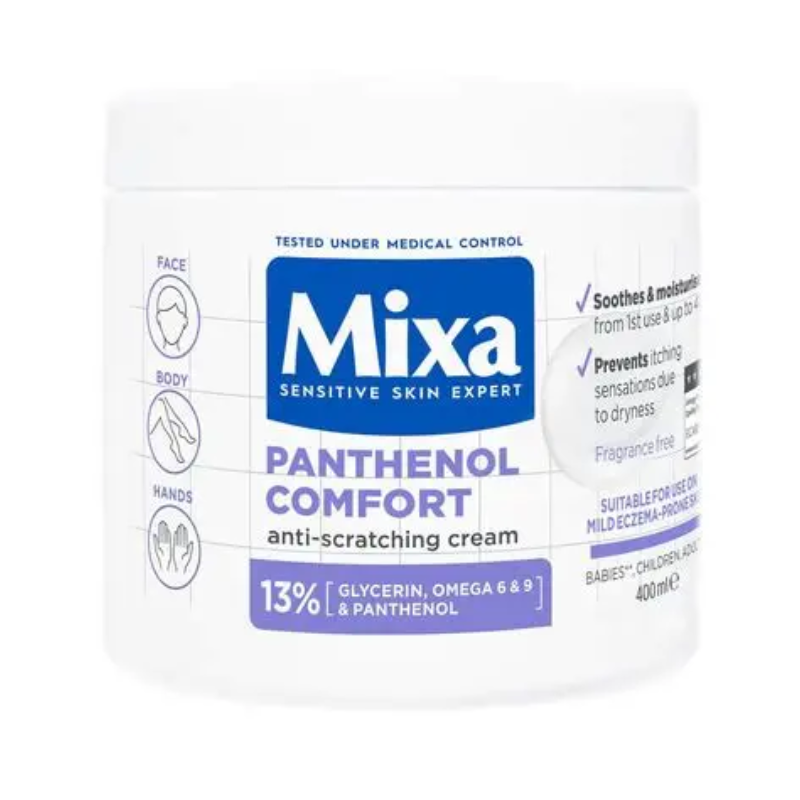 Panthenol Comfort Anti-Scratching Cream Jar 400ml
