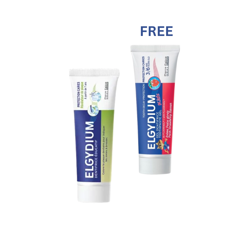 Kids Toothpaste (3–6 years)+ Plaque Revealer 50ml B1G1