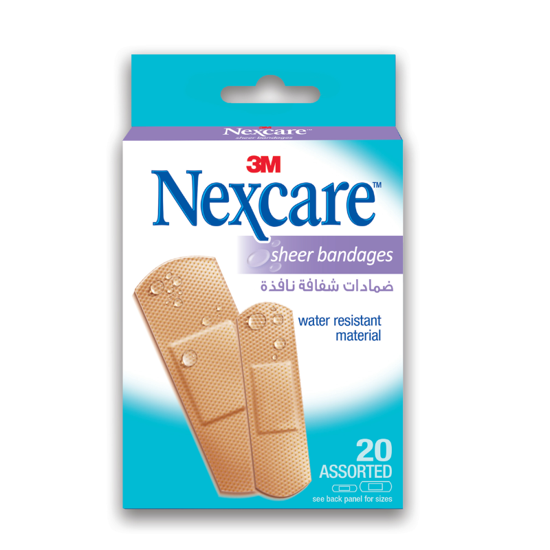 Plastic Sheer Bandages Assorted 20/Pack